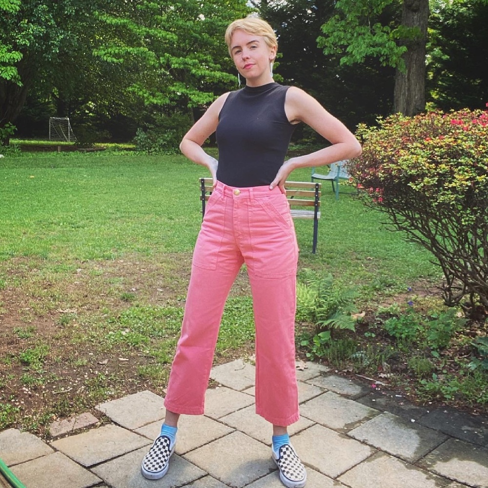 Big Bud Press work pants - flamingo pink